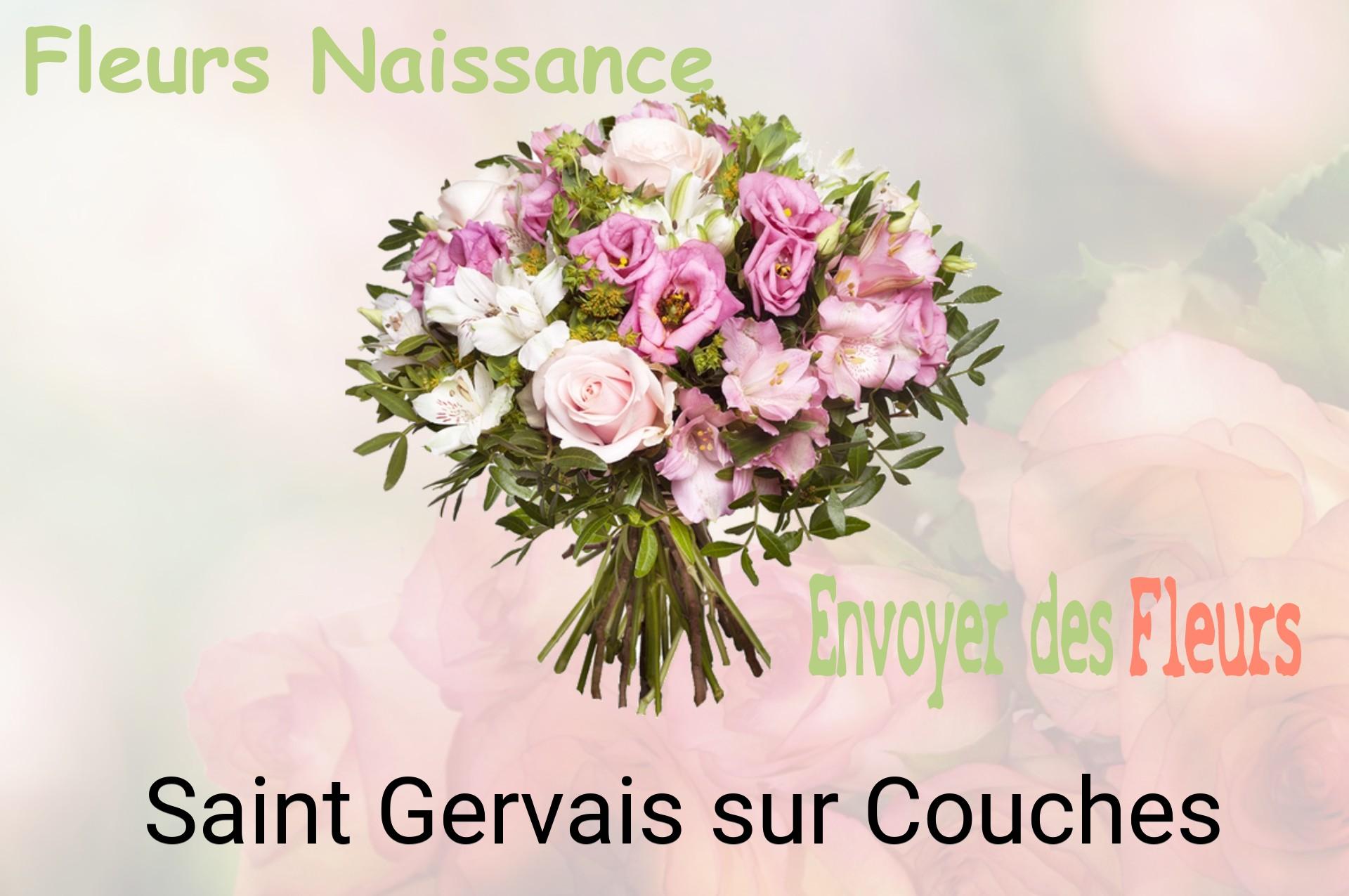 Bouquet de fleurs de naissance livré à Saint-Gervais-sur-Couches